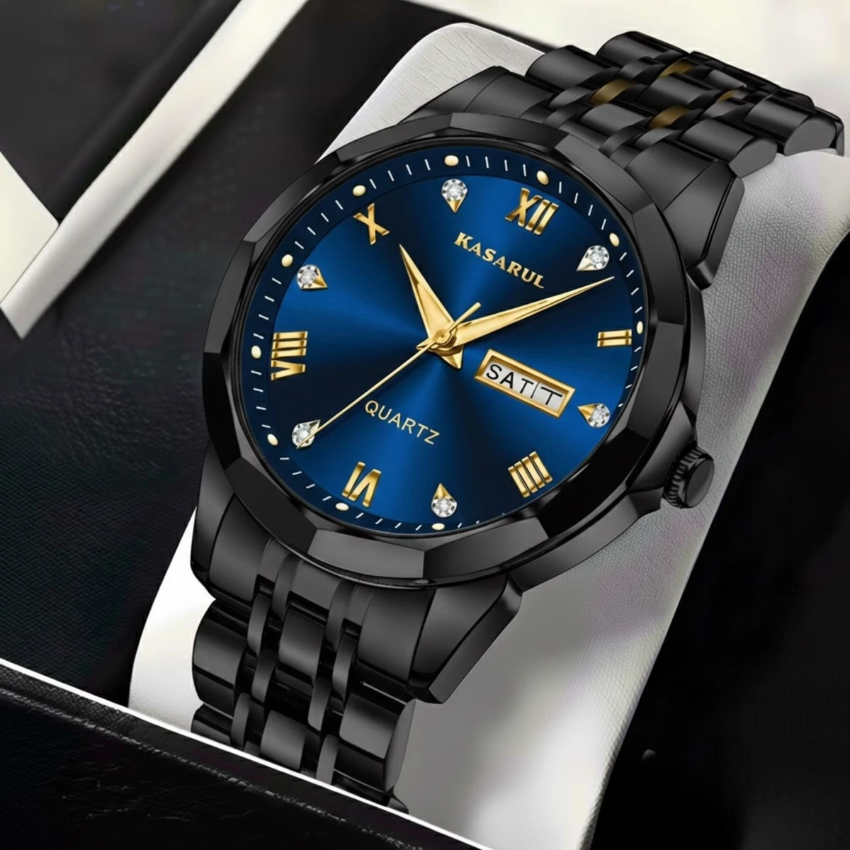 KASARULZ NEXT নতুন ডিজাইনের পুরুষদের জন্য ঘড়ি BLACK BLUE