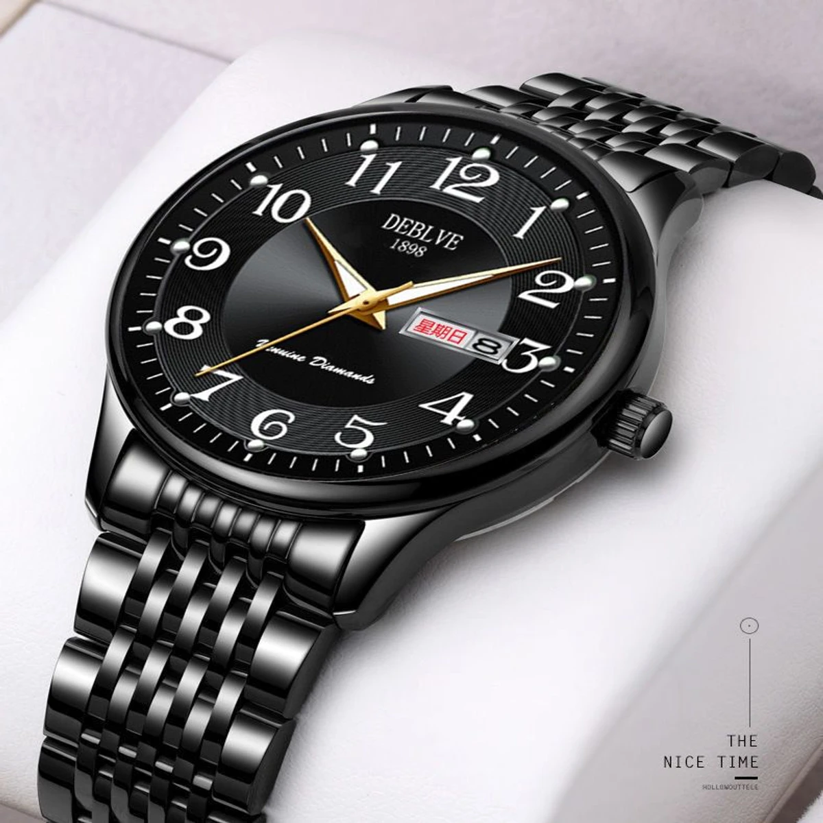 নতুন ডিজাইনের পুরুষদের জন্য ঘড়ি 9960 Black