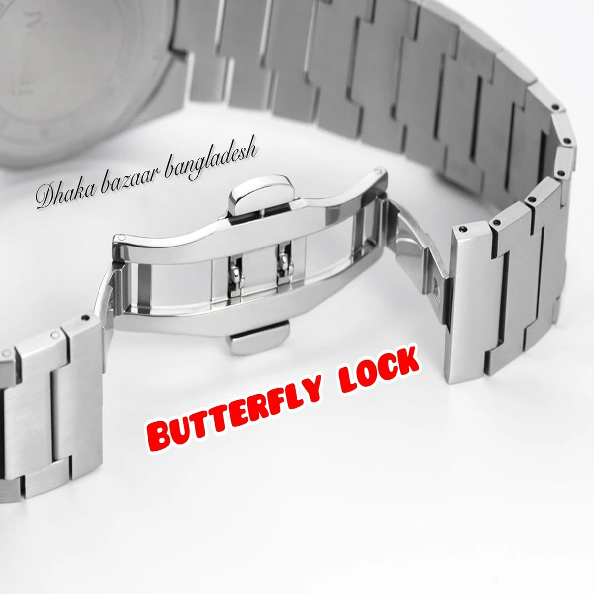 PEODAGOR 9030 নতুন ডিজাইনের পুরুষদের জন্য ঘড়ি SILVER BLUE