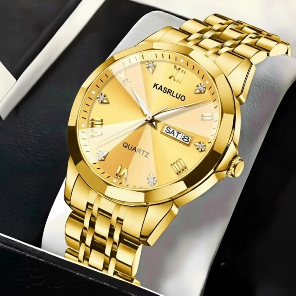 KASARULSZ KAZ নতুন ডিজাইনের পুরুষদের জন্য ঘড়ি GOLDEN