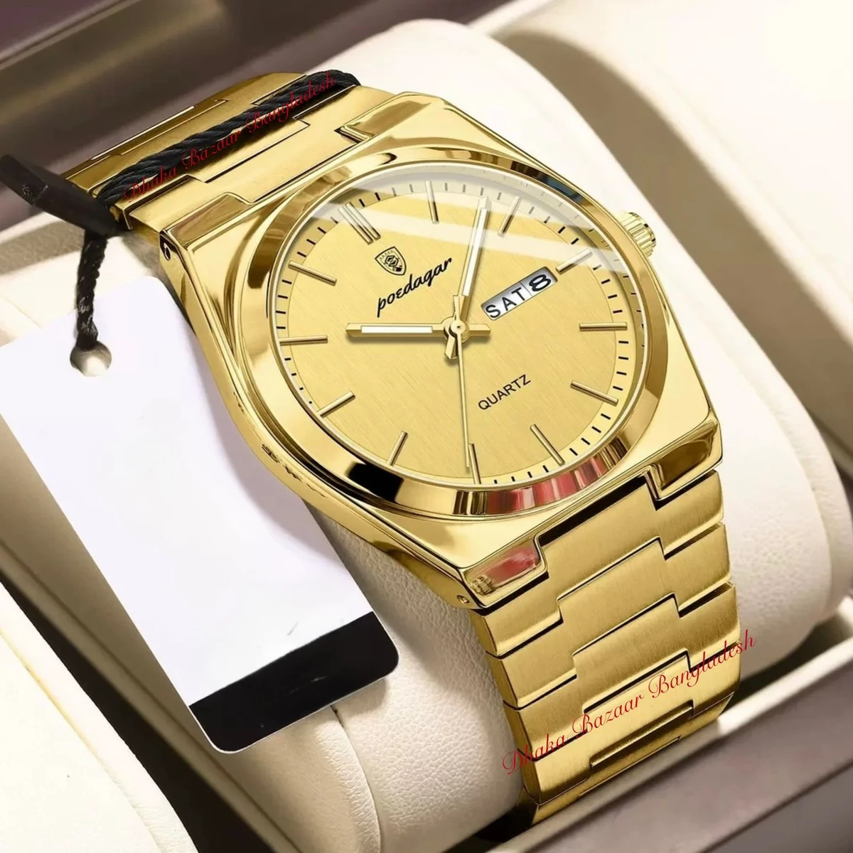 PEODAGOR 9030 নতুন ডিজাইনের পুরুষদের জন্য ঘড়ি GOLDEN