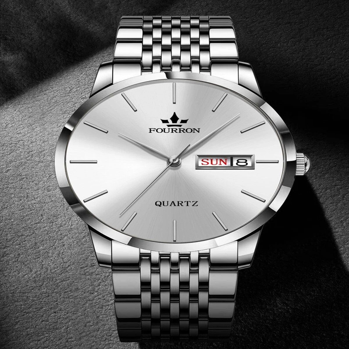 FNMIX5 নতুন ডিজাইনের পুরুষদের জন্য ঘড়ি WHITE